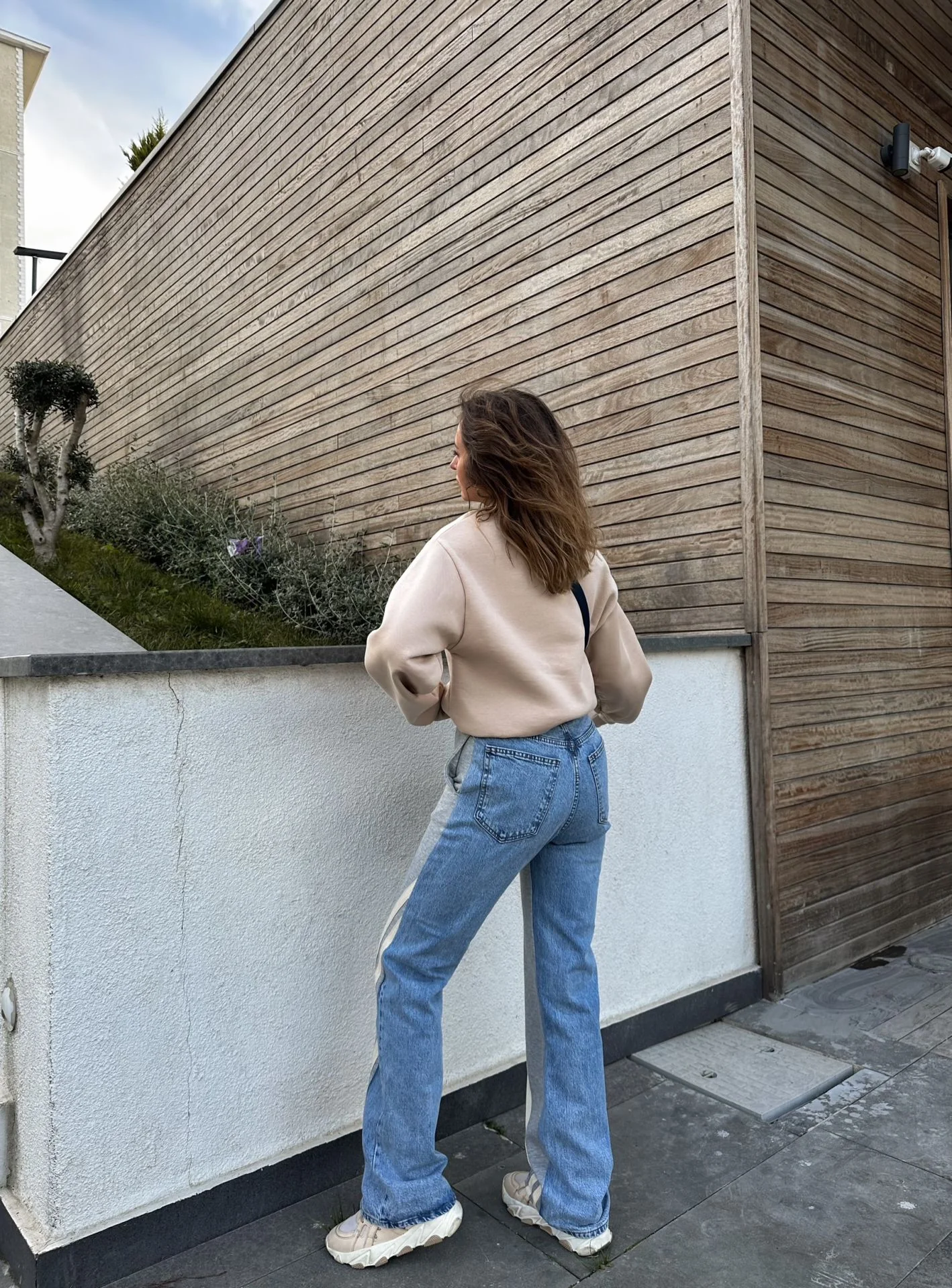 Denim X Grey Melton Pants - Image 4