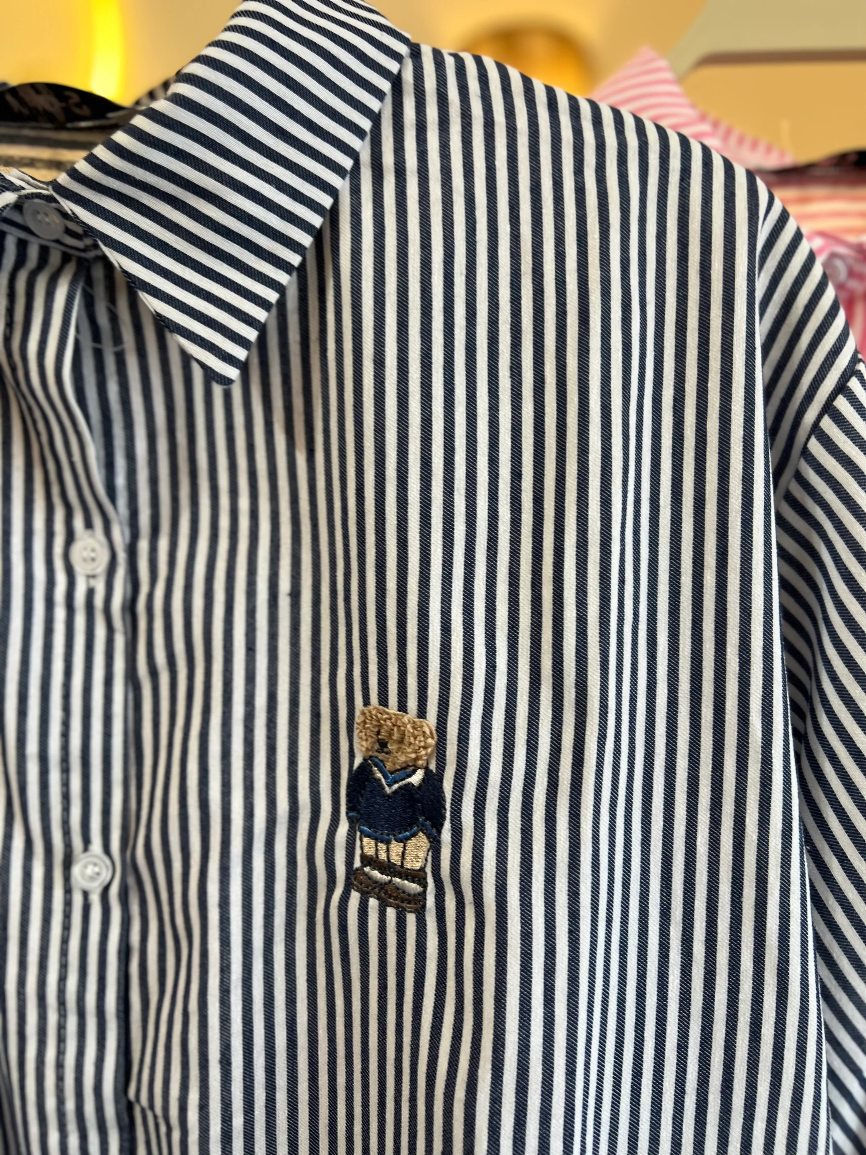The Striped Blue Bear Shirt - Image 4